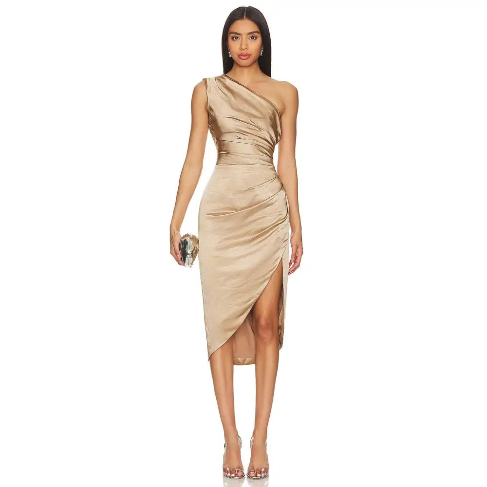 ELLIATT Cassini Dress in Gold - Dress