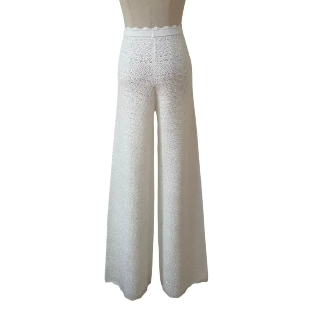Helsa Kaitltn Scalloped Top and Kaitltn Pants Set - Tops