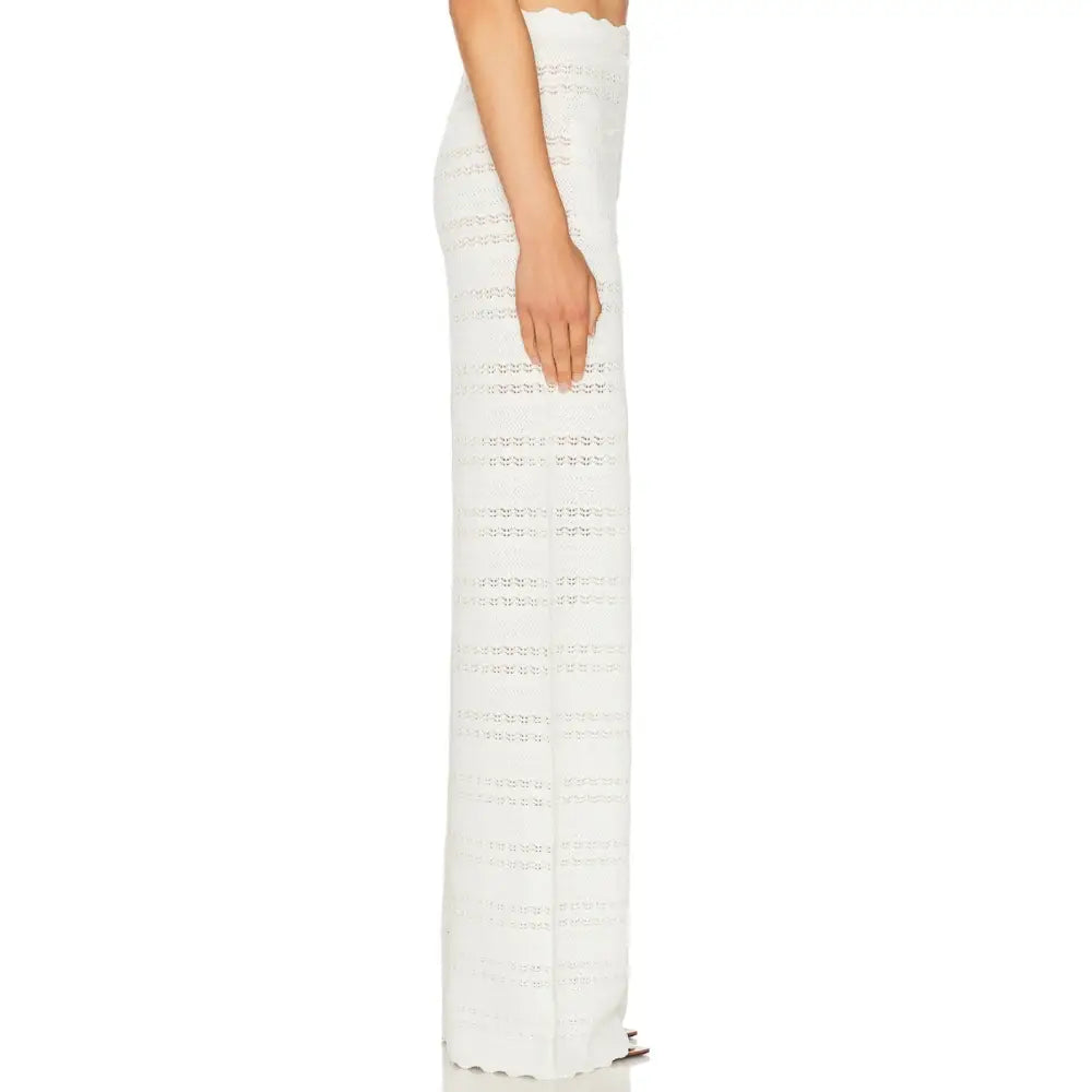 Helsa Kaitltn Scalloped Top and Kaitltn Pants Set - Tops