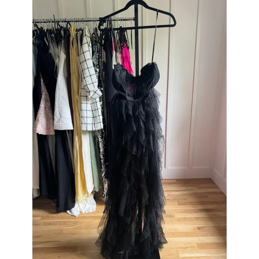 For Love & Lemons X REVOLVE Bustier Gown in Black - Dress