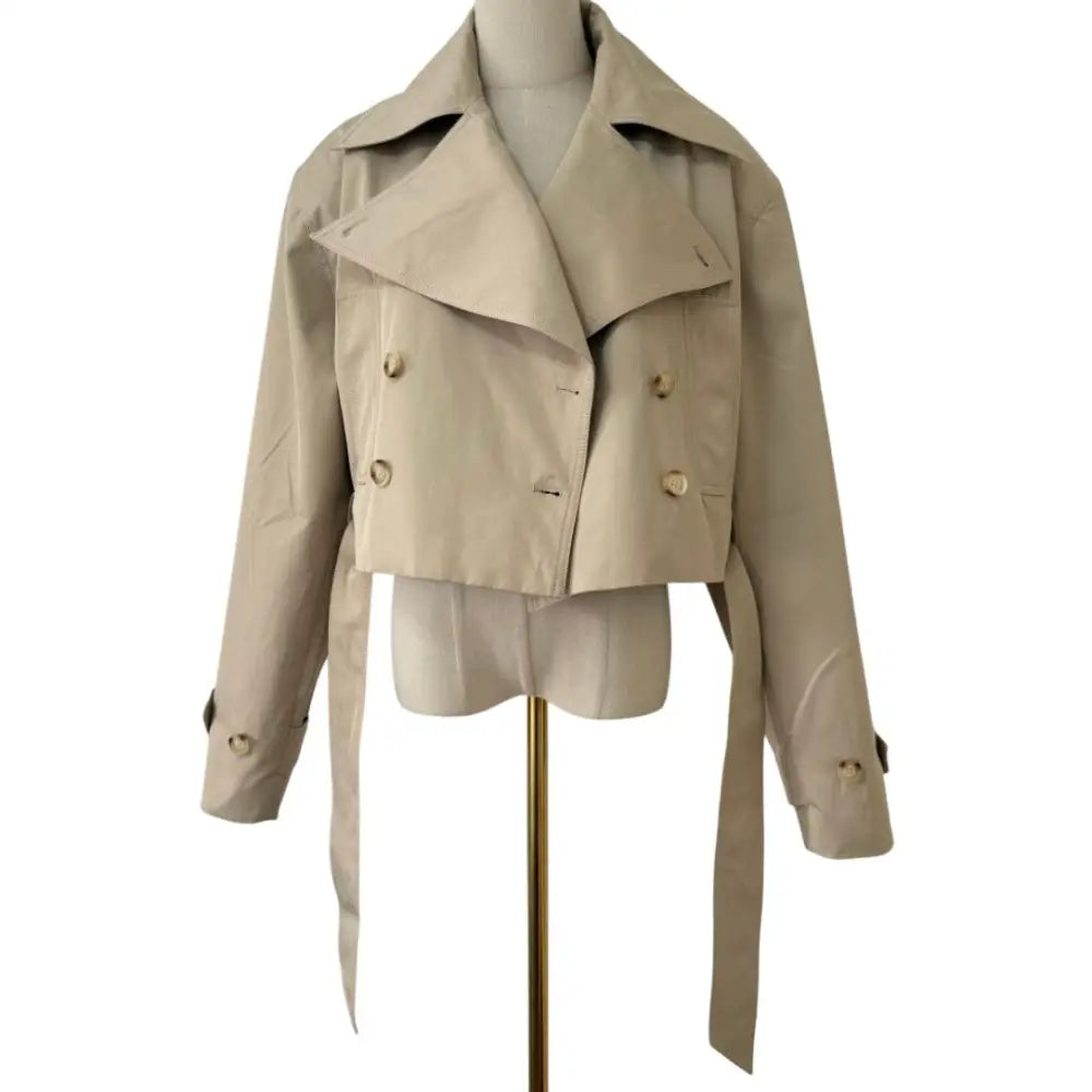HELSA oversized cropped trench - Jacket