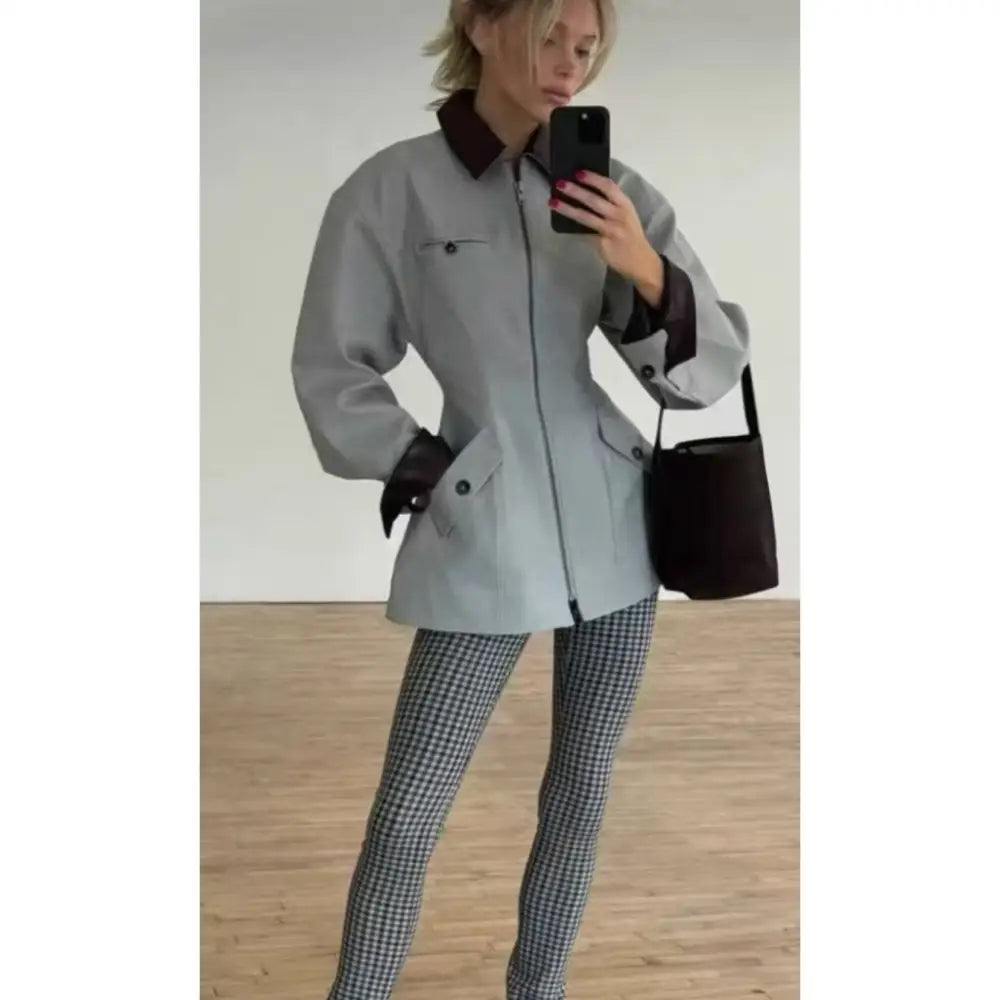 HELSA the lady hunting jacket with faux leather collar - Jacket