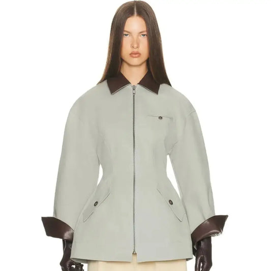 HELSA the lady hunting jacket with faux leather collar - Jacket