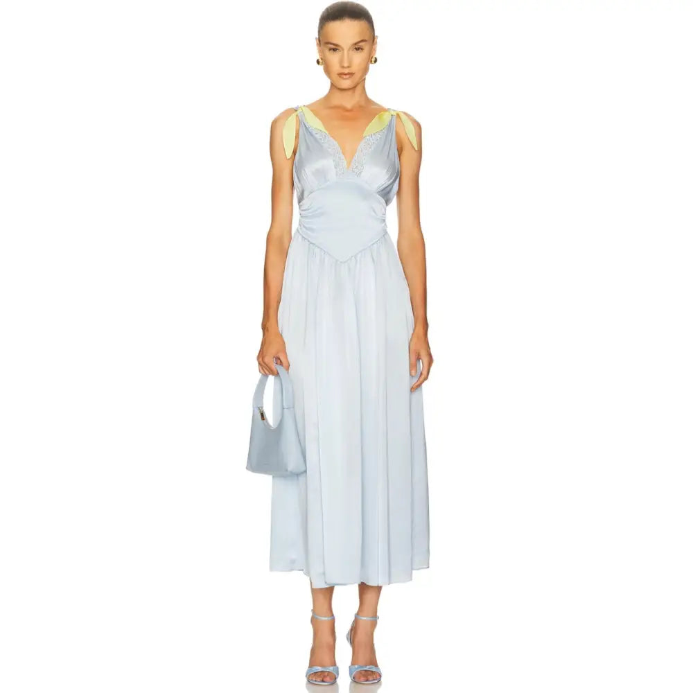 Helsa The Silk Celeste Dress - Dress