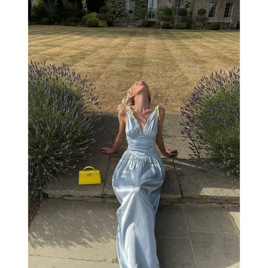 Helsa The Silk Celeste Dress - Dress