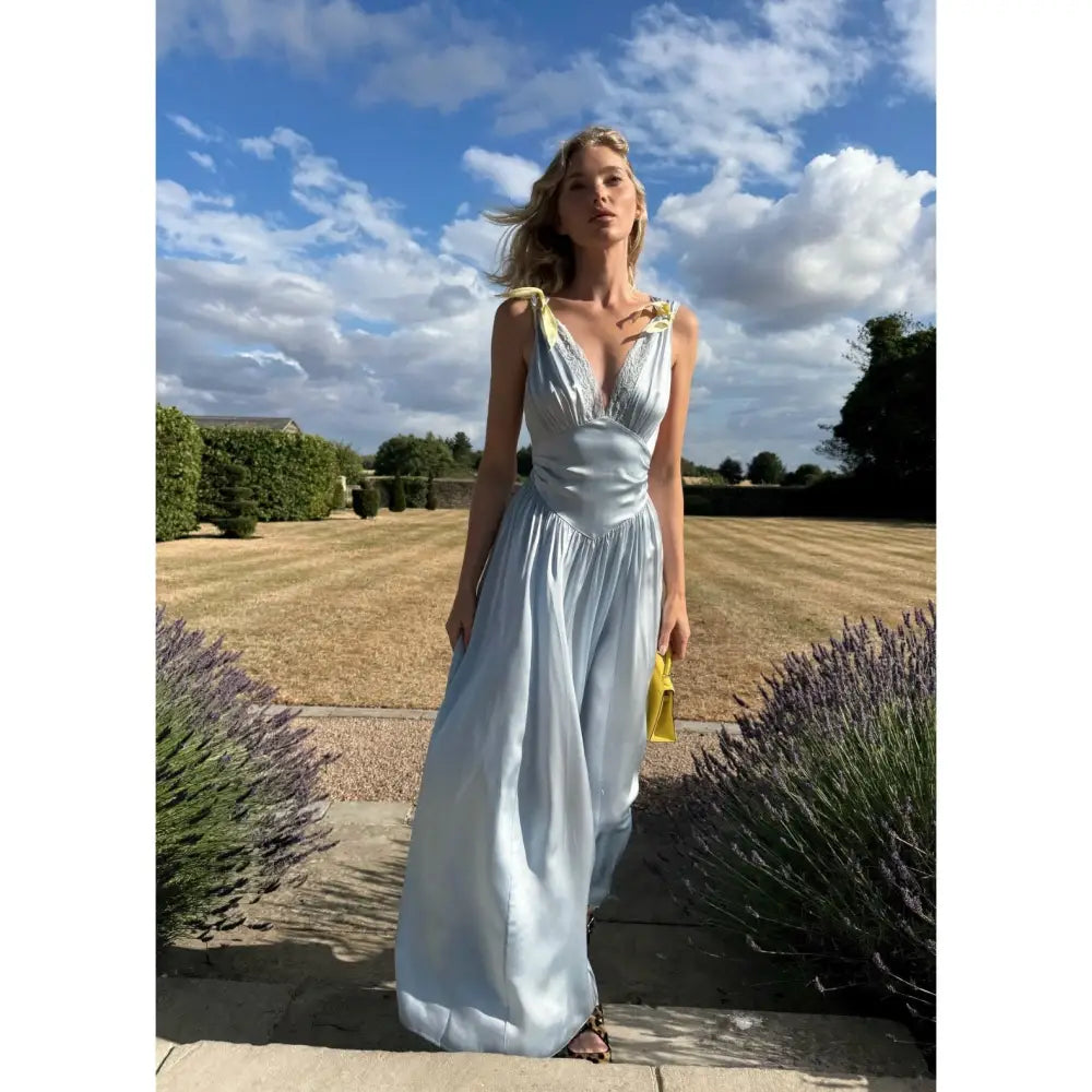 Helsa The Silk Celeste Dress - Dress