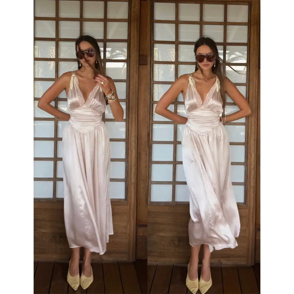 Helsa The Silk Celeste Dress - Dress