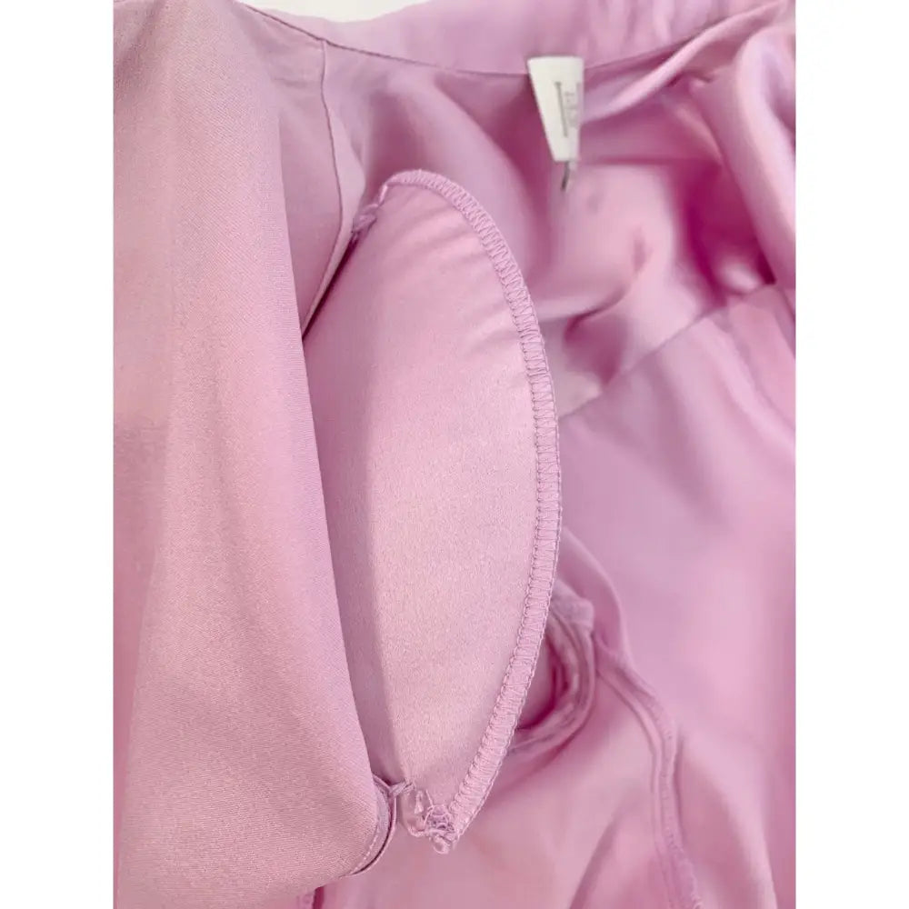 Helsa The Silk Charmeuse Shirt Cherry Blossom - Tops