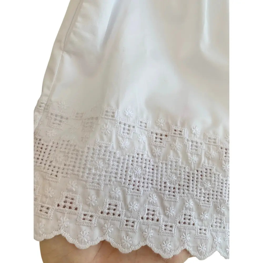 Helsa The Summer Short With Vintage Swiss Embroidery - Shorts