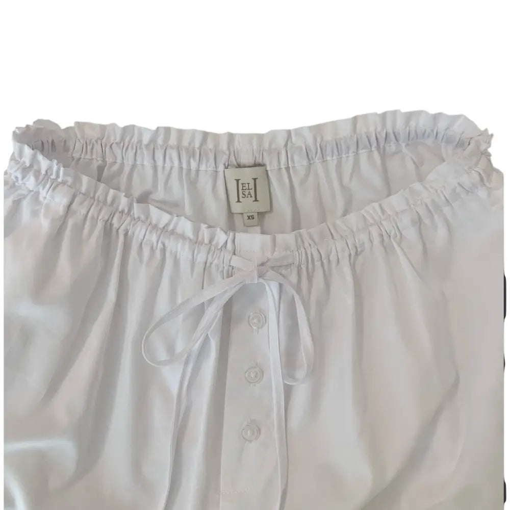 Helsa The Summer Short With Vintage Swiss Embroidery - Shorts