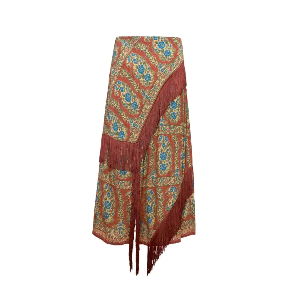 Hunter Bell Allyne Skirt Amber Glen Brown - Skirts