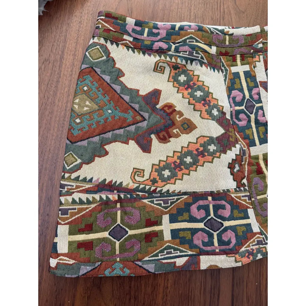 Hunter Bell Powell Tapestry Wrap Mini Skirt - Skirts