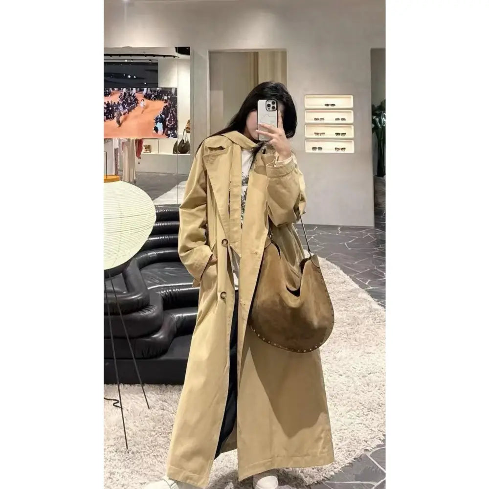 Isabel Marant Cacilda Coat long cotton trench coat - US 4 - Jacket