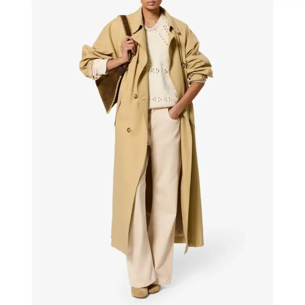 Isabel Marant Cacilda Coat long cotton trench coat - US 4 - Jacket