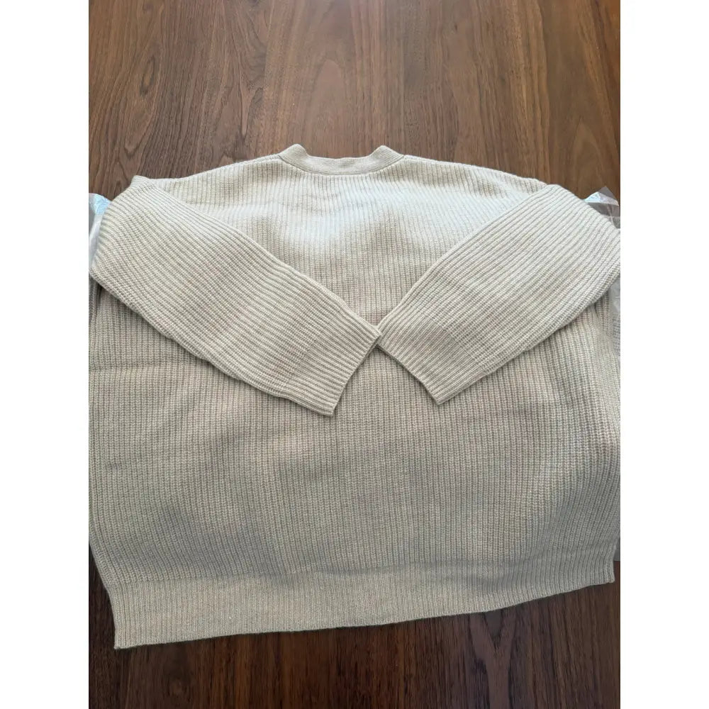 Jenni Kayne Cashmere Cocoon Cardigan Oatmeal - Tops