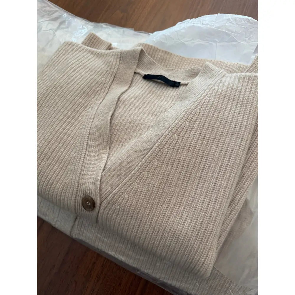 Jenni Kayne Cashmere Cocoon Cardigan Oatmeal - Tops