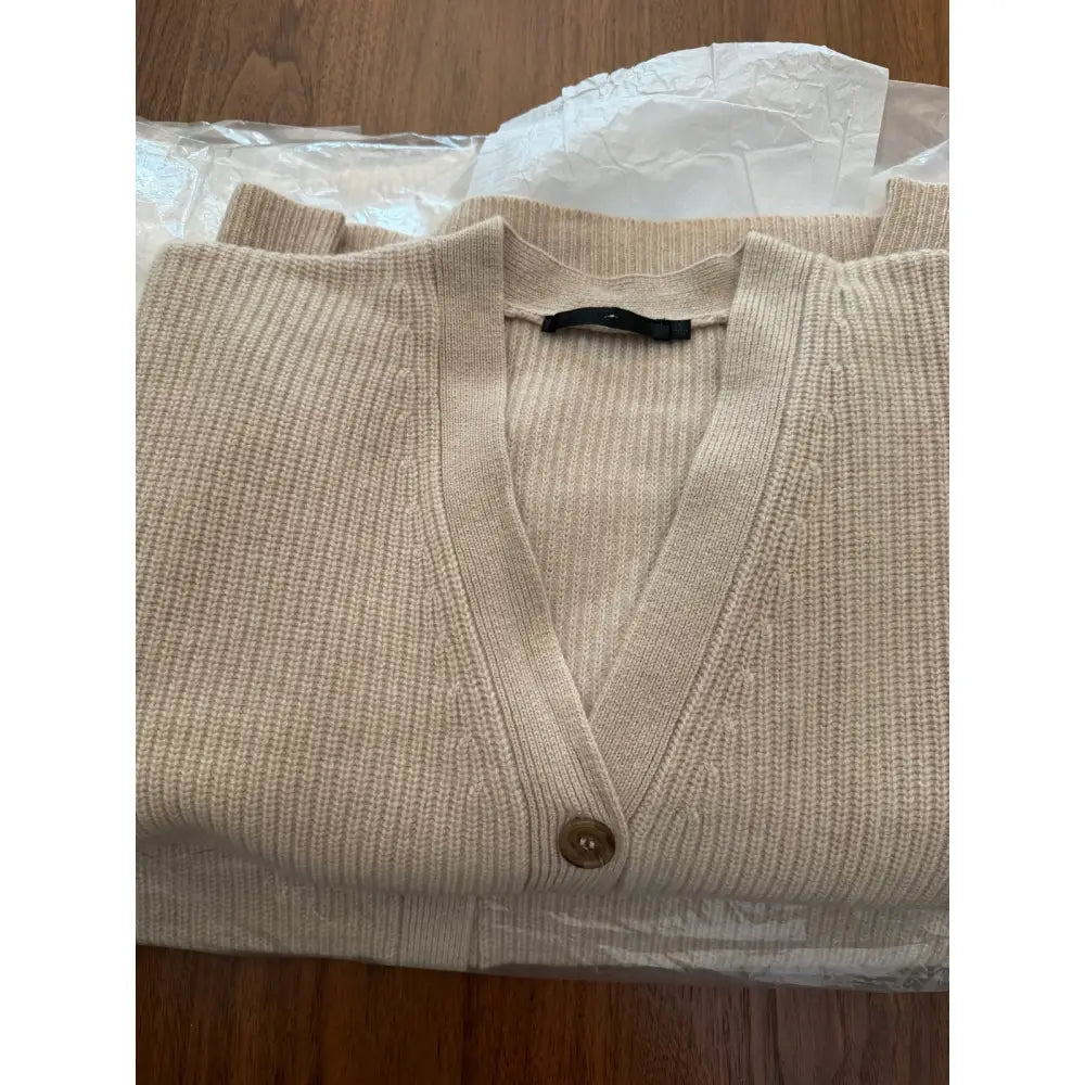 Jenni Kayne Cashmere Cocoon Cardigan Oatmeal - Tops