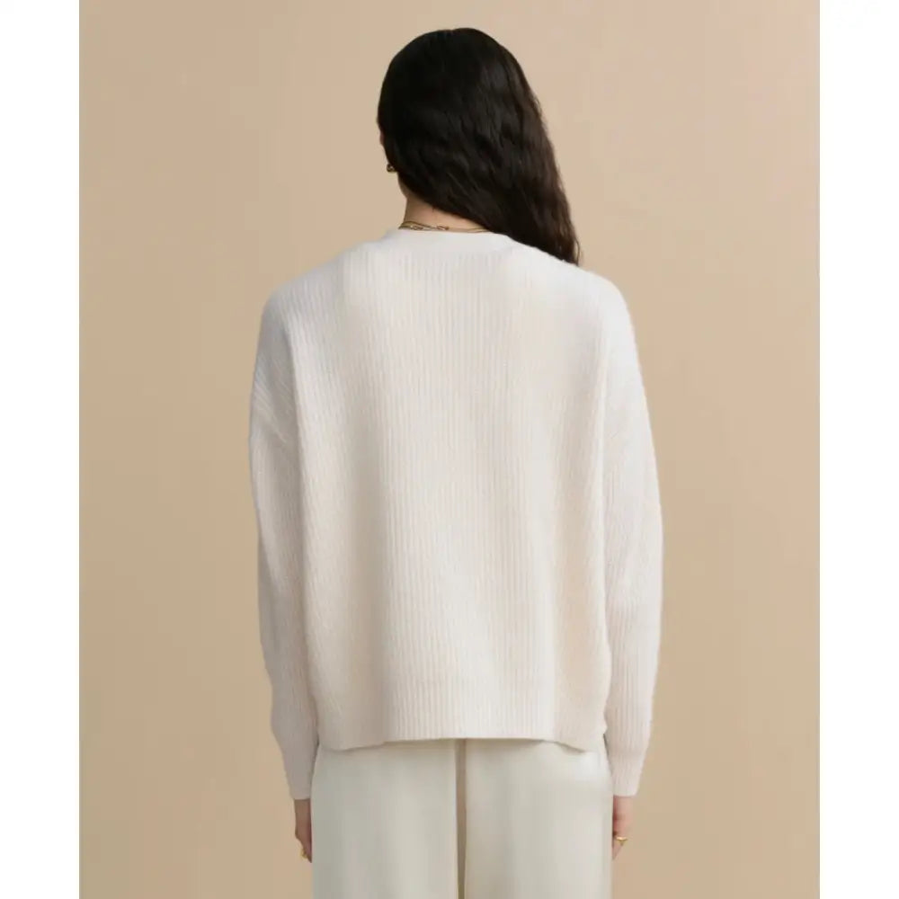 Jenni Kayne Cropped Cashmere Cocoon Cardigan - Tops