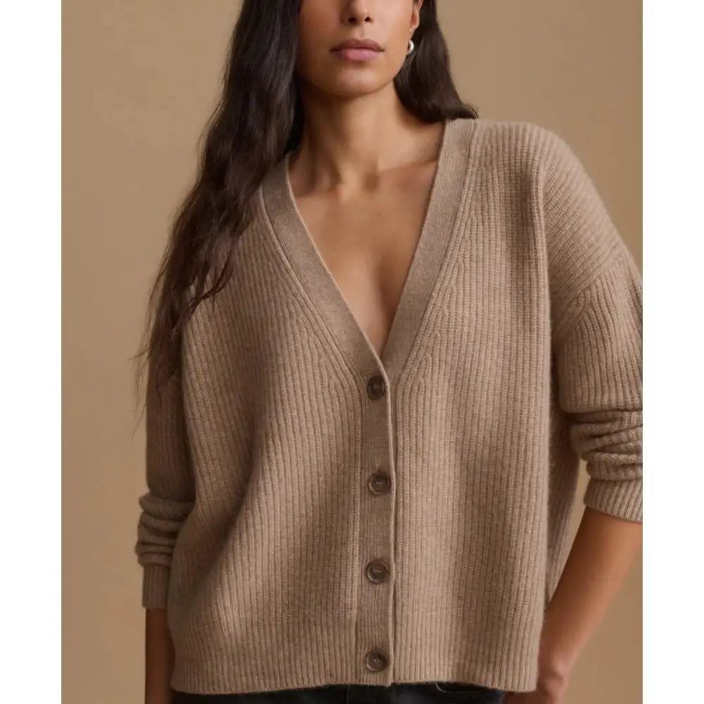 Jenni Kayne Cropped Cashmere Cocoon Cardigan - Tops