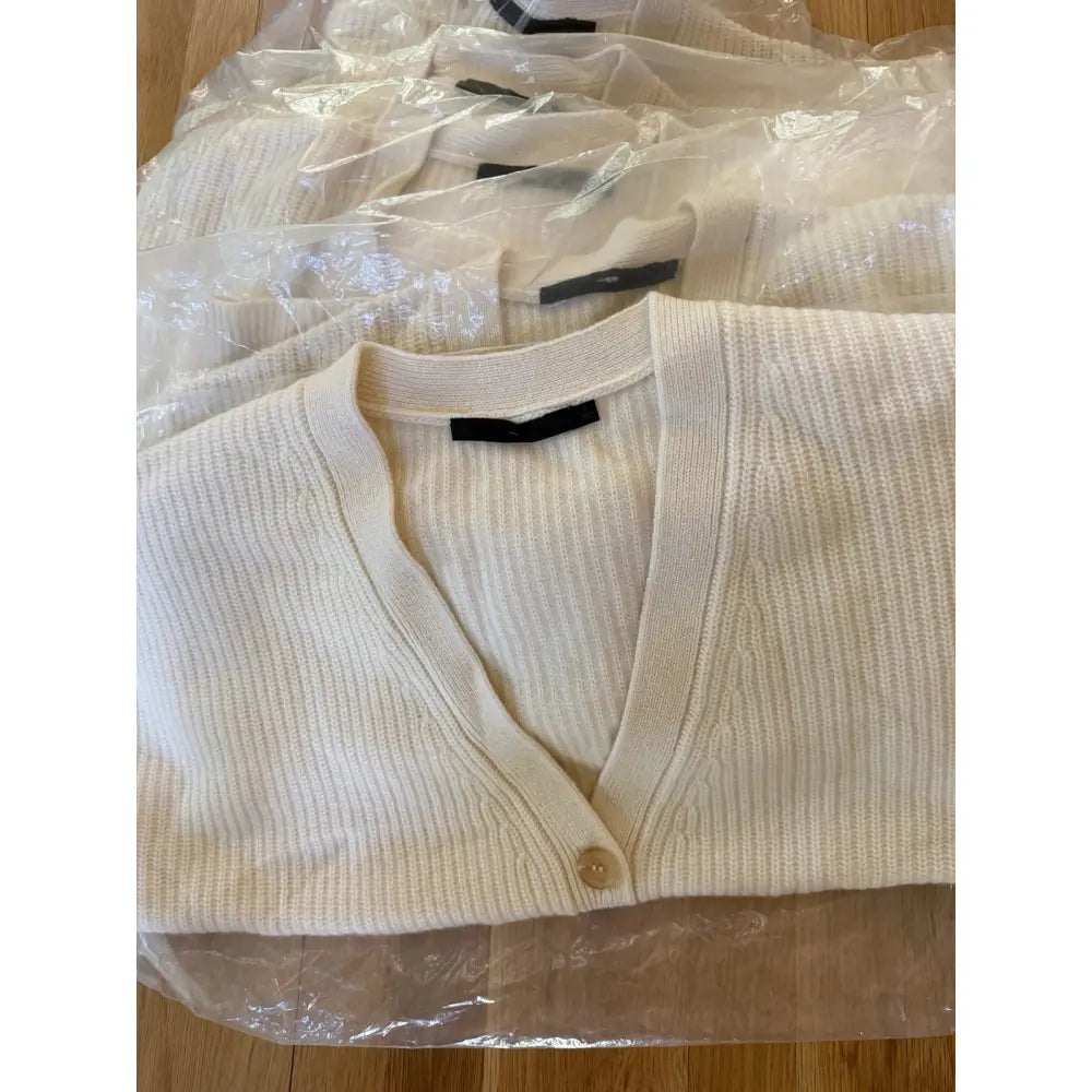 Jenni Kayne Cropped Cashmere Cocoon Cardigan - Tops