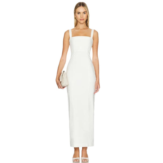 L'Academie by Marianna Renia Maxi Dress White Cotton - DressL'Academie Bernardi Collective