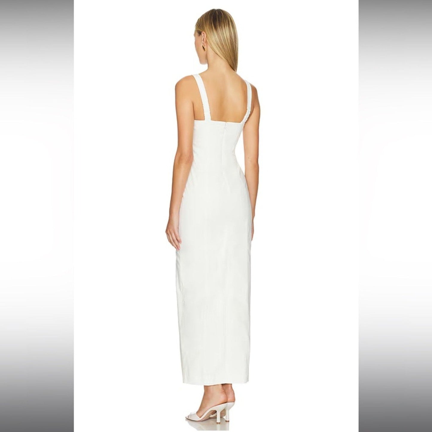 L'Academie by Marianna Renia Maxi Dress White Cotton - DressL'Academie Bernardi Collective