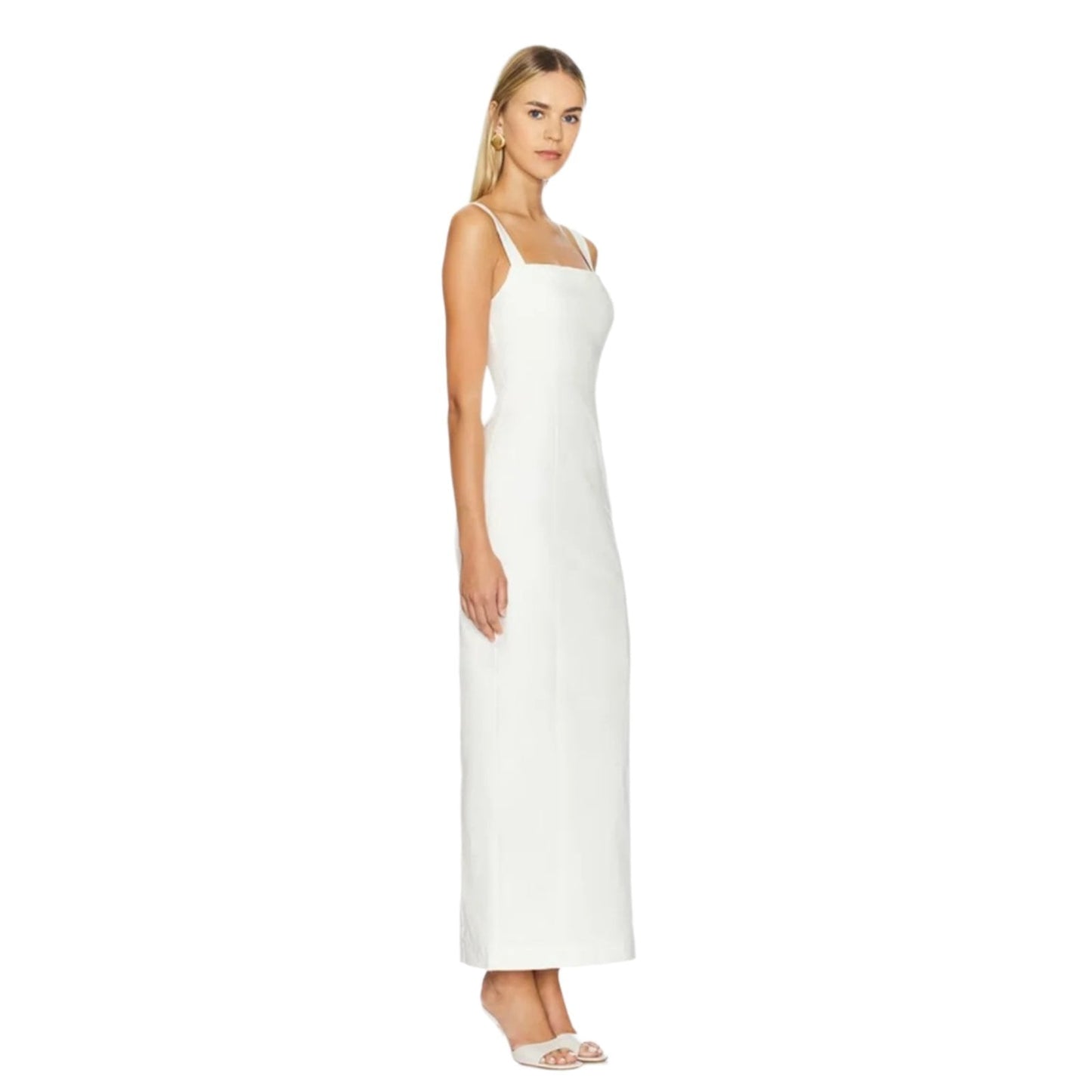 L'Academie by Marianna Renia Maxi Dress White Cotton - DressL'Academie Bernardi Collective