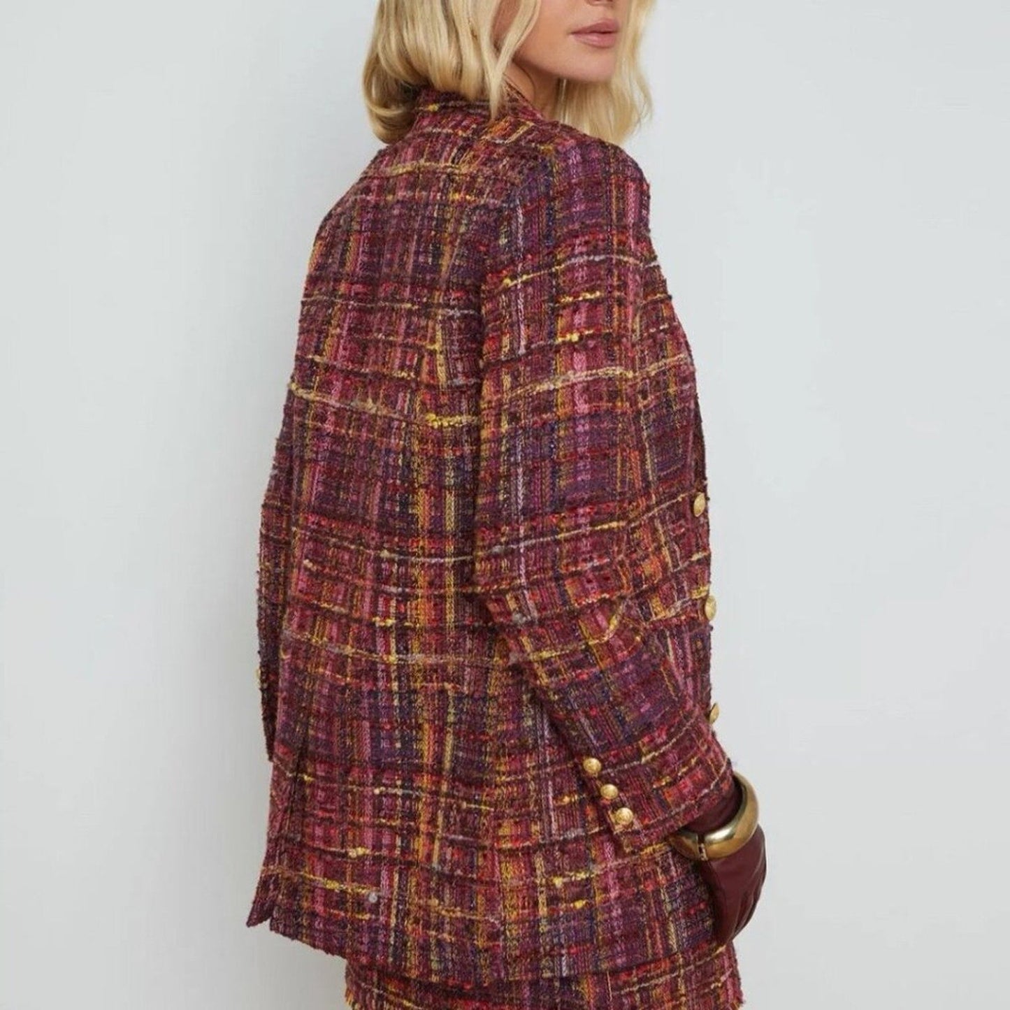 L'AGENCE Aimee Tweed Blazer - L'Agence Bernardi Collective