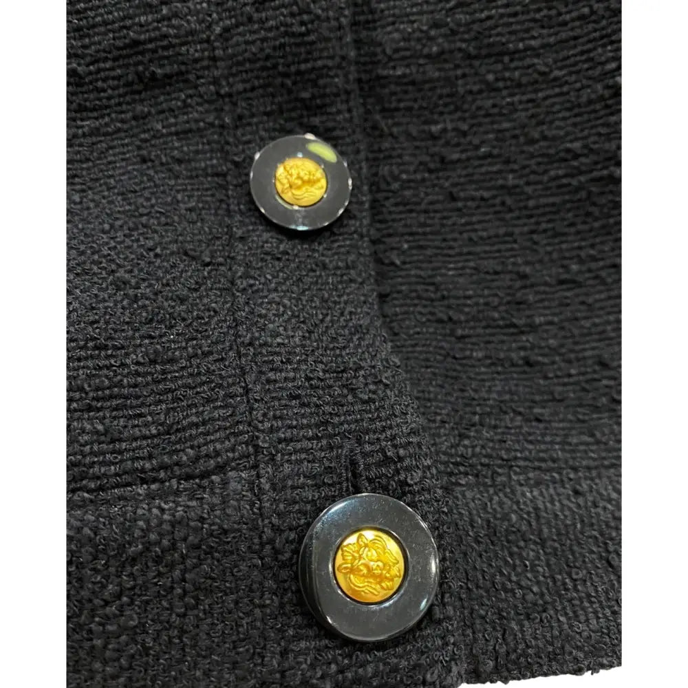 L’agence Allegra Tweed Short-Sleeve Top