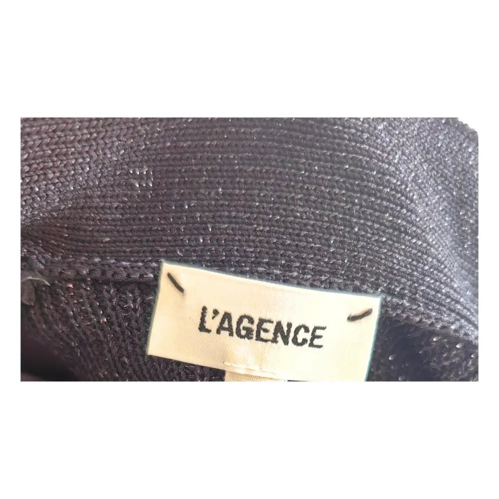 L’Agence Noe Double Breasted Cardigan Black Jacket