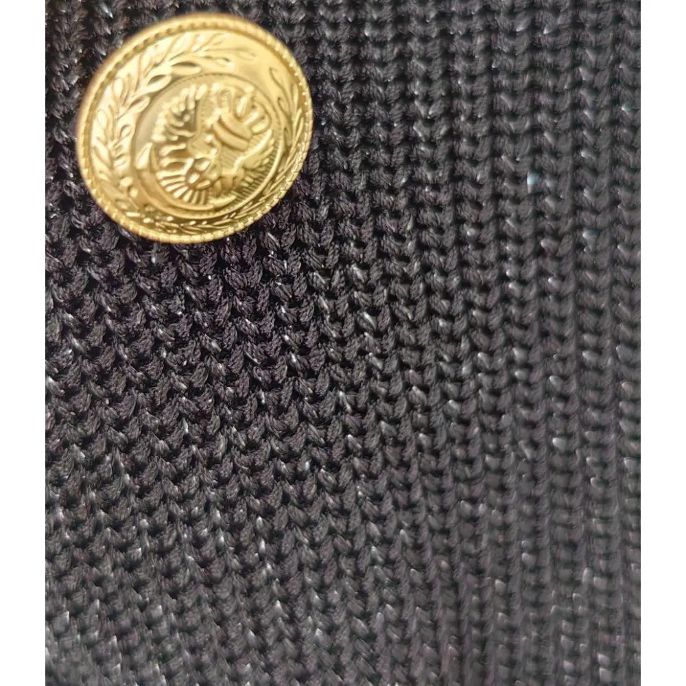 L’Agence Noe Double Breasted Cardigan Black Jacket