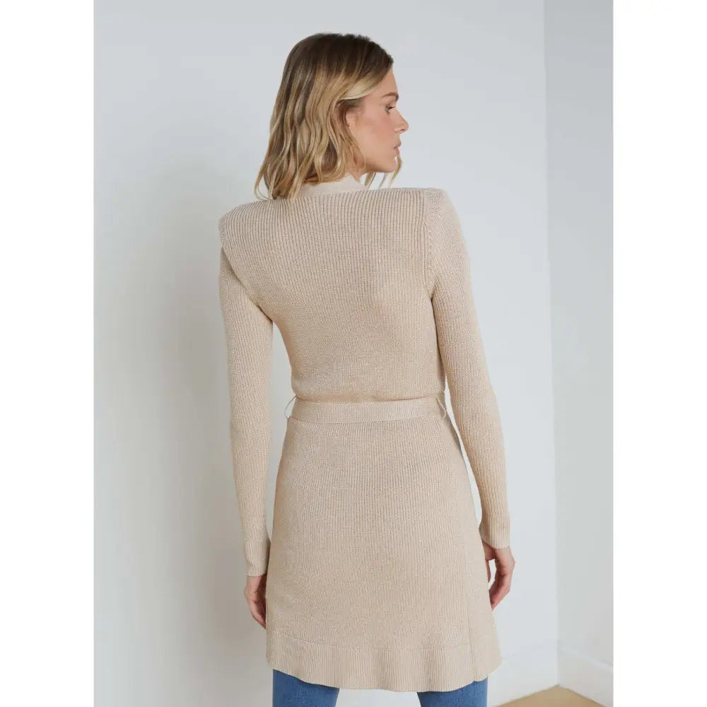 L’Agence Noe Double Breasted Cardigan Pecan Tops