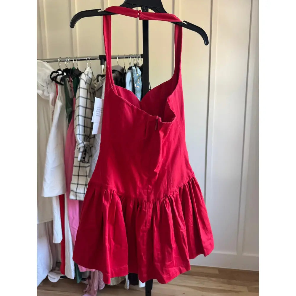 LOBA Susie Mini Dress in Red - Dress