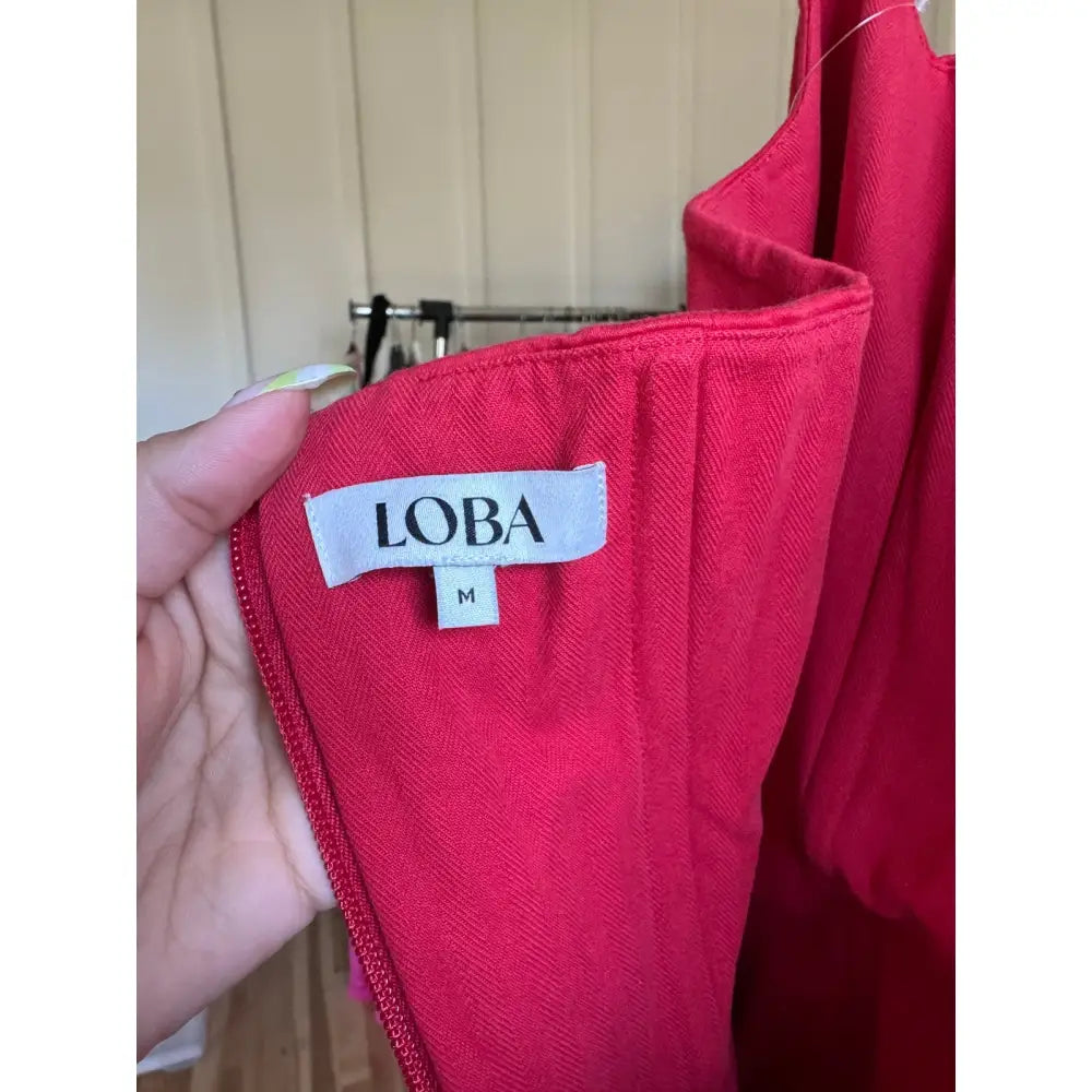 LOBA Susie Mini Dress in Red - Dress