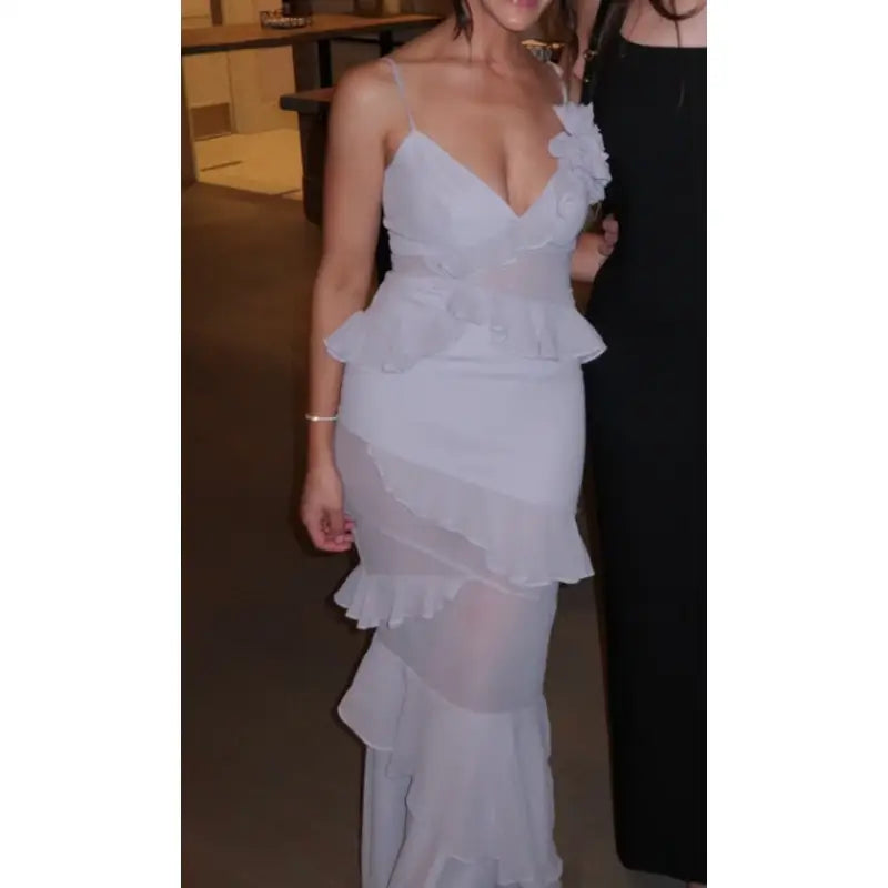 Lovers and Friends Wisteria Gown in Periwinkle Purple - Dress
