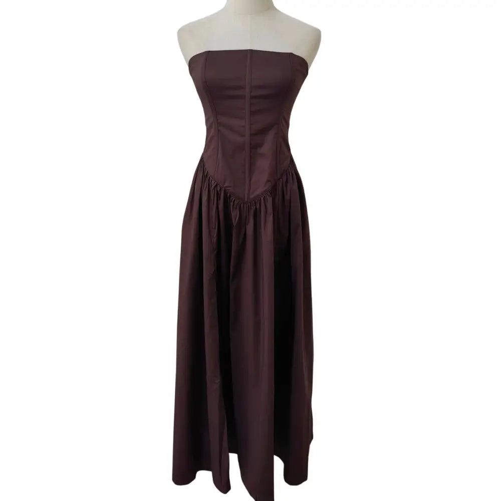 LPA Giana Maxi Dress Cacao - Dress
