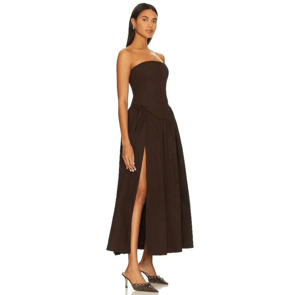 LPA Giana Maxi Dress Cacao - Dress