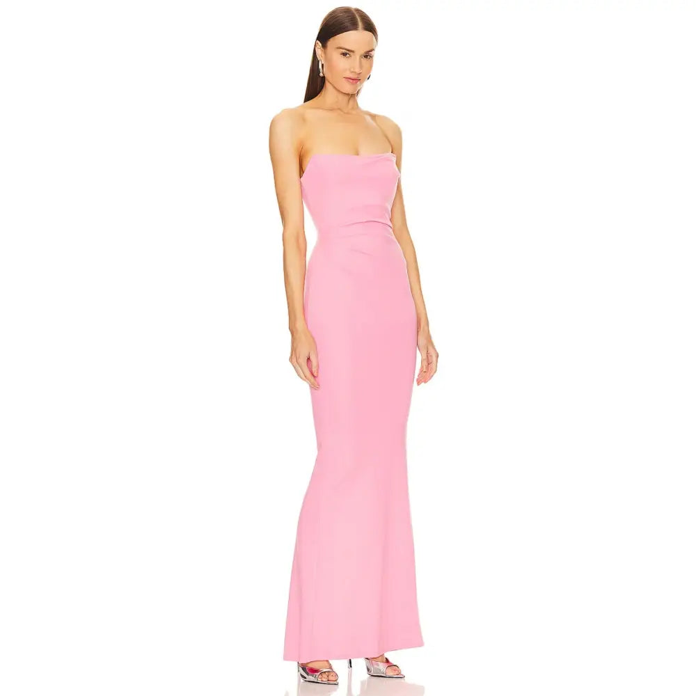 Michael Costello x REVOLVE Briggs Gown in Pink - Dress