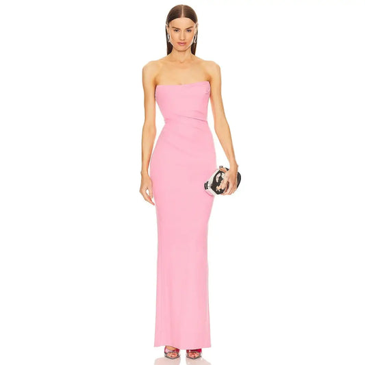 Michael Costello x REVOLVE Briggs Gown in Pink - Dress