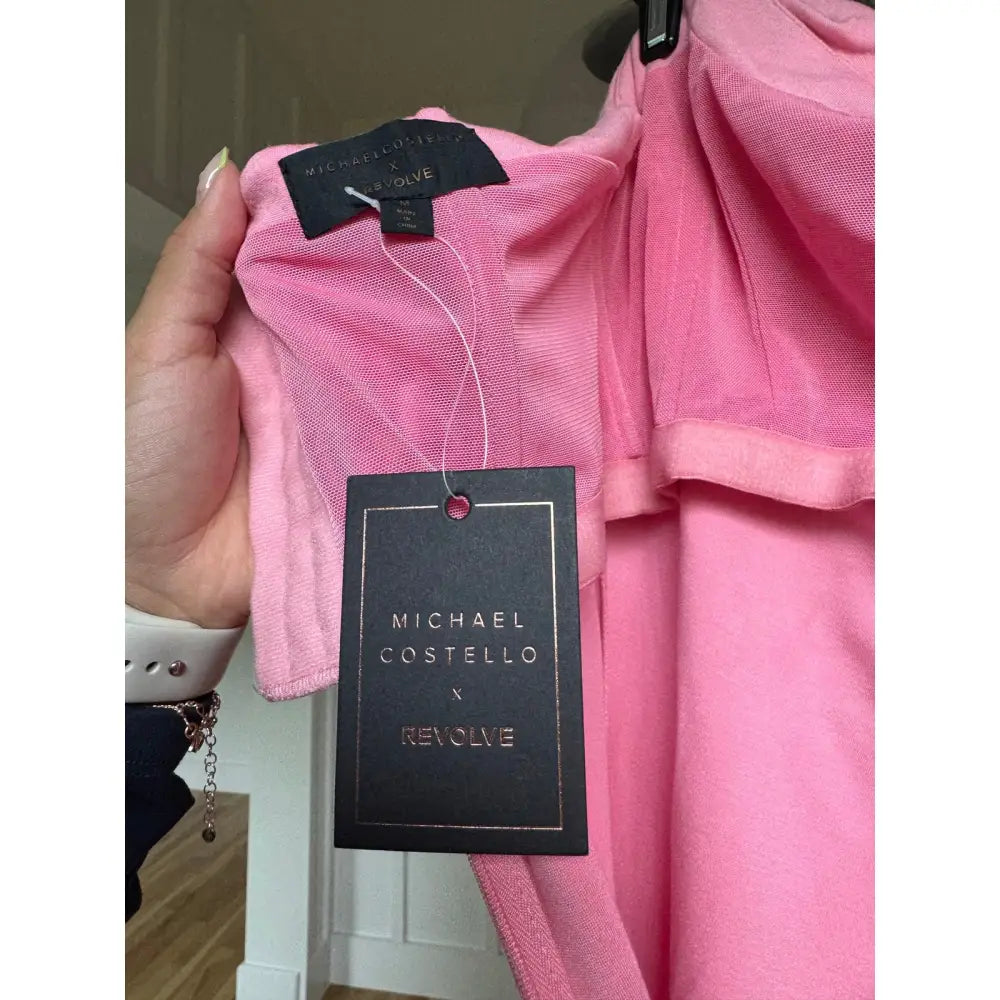 Michael Costello x REVOLVE Briggs Gown in Pink - Dress