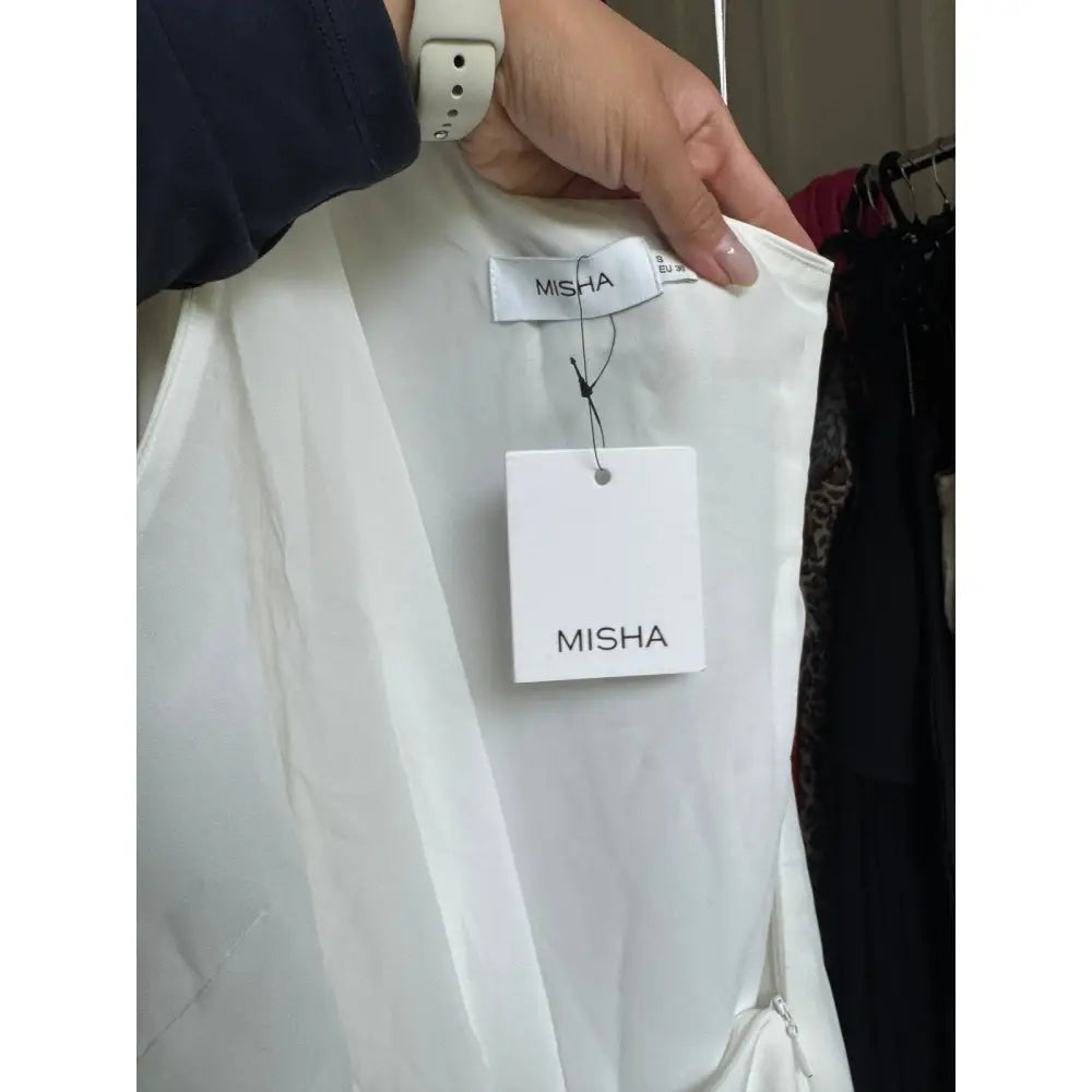 MISHA Estra Dress in Ivory - Dress