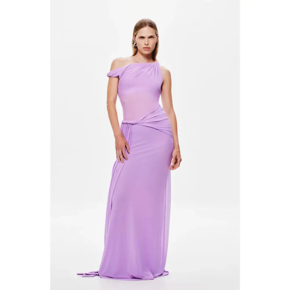 Misha THE ’SISAL’ MESH DRESS Lilac - Dress