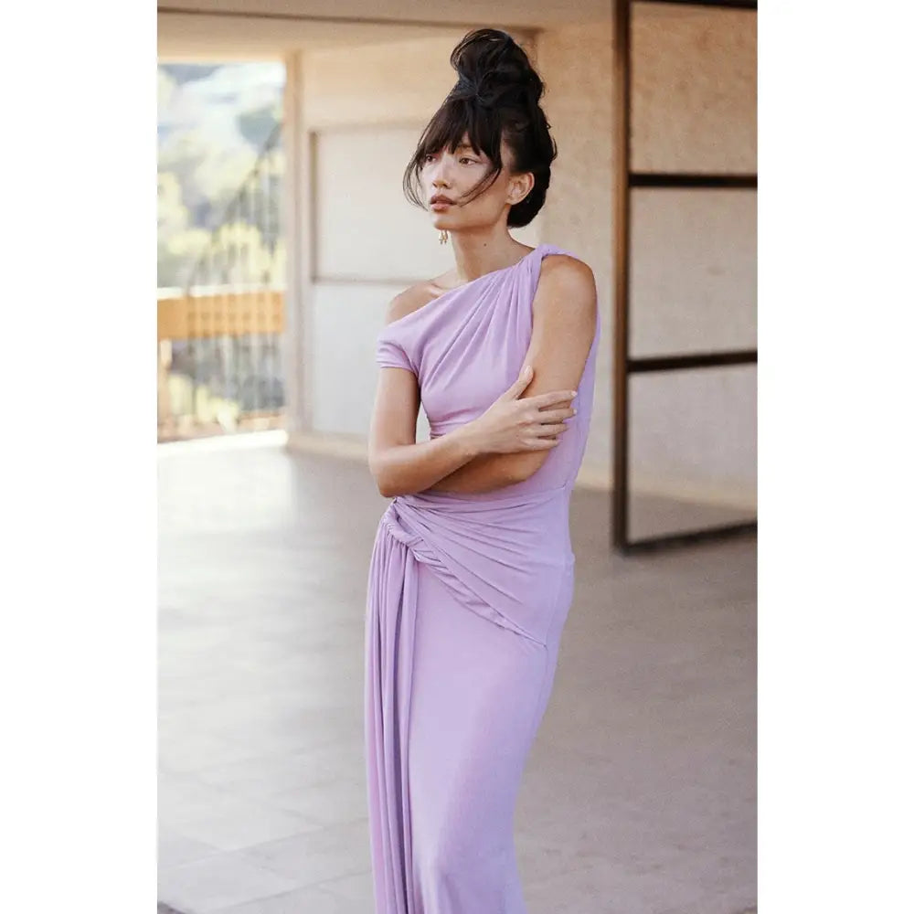 Misha THE ’SISAL’ MESH DRESS Lilac - Dress