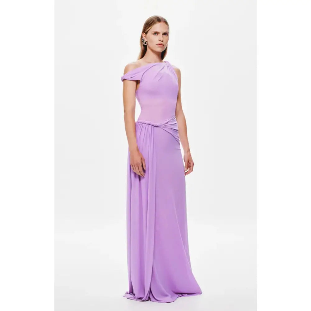 Misha THE ’SISAL’ MESH DRESS Lilac - Dress