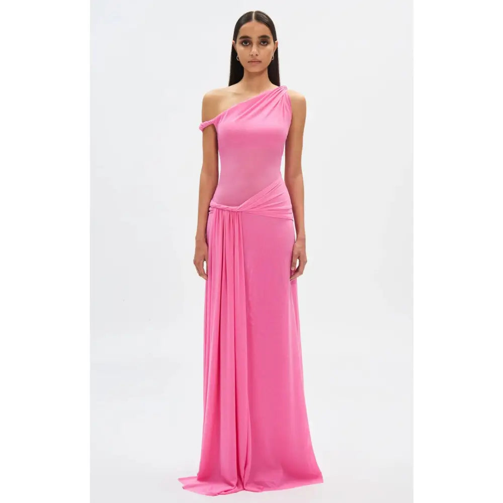 Misha THE ’SISAL’ MESH DRESS Orchid Pink - Dress