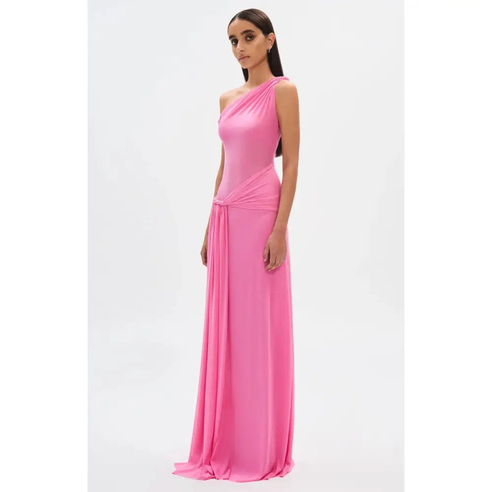Misha THE ’SISAL’ MESH DRESS Orchid Pink - Dress