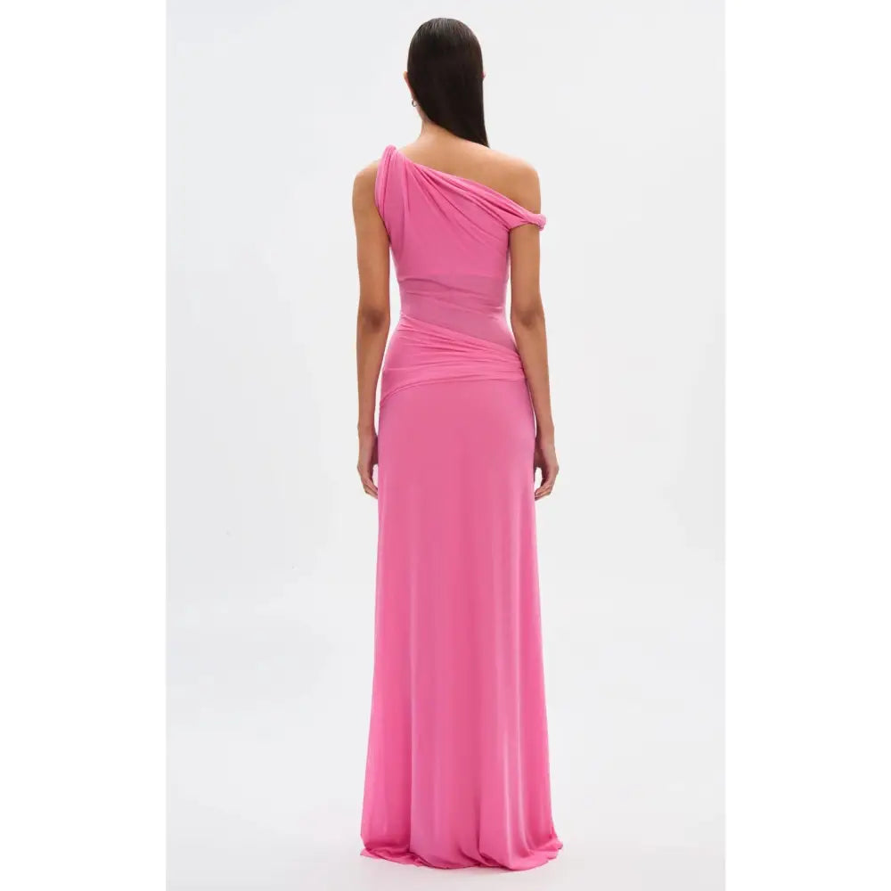 Misha THE ’SISAL’ MESH DRESS Orchid Pink - Dress