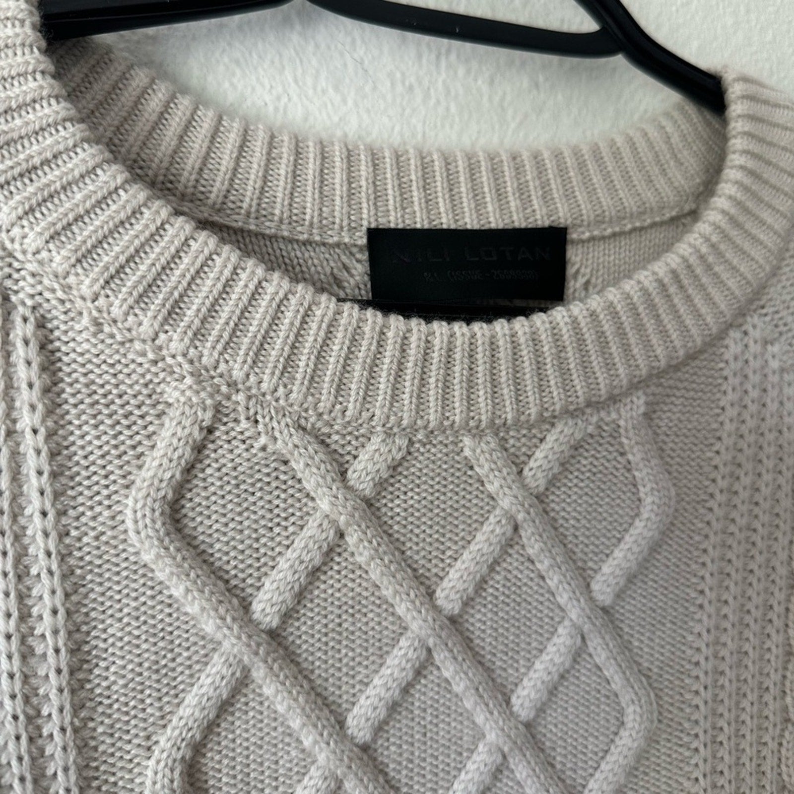 NILI LOTAN Coras Wool Cable - Knit Sweater - Nili Lotan Bernardi Collective