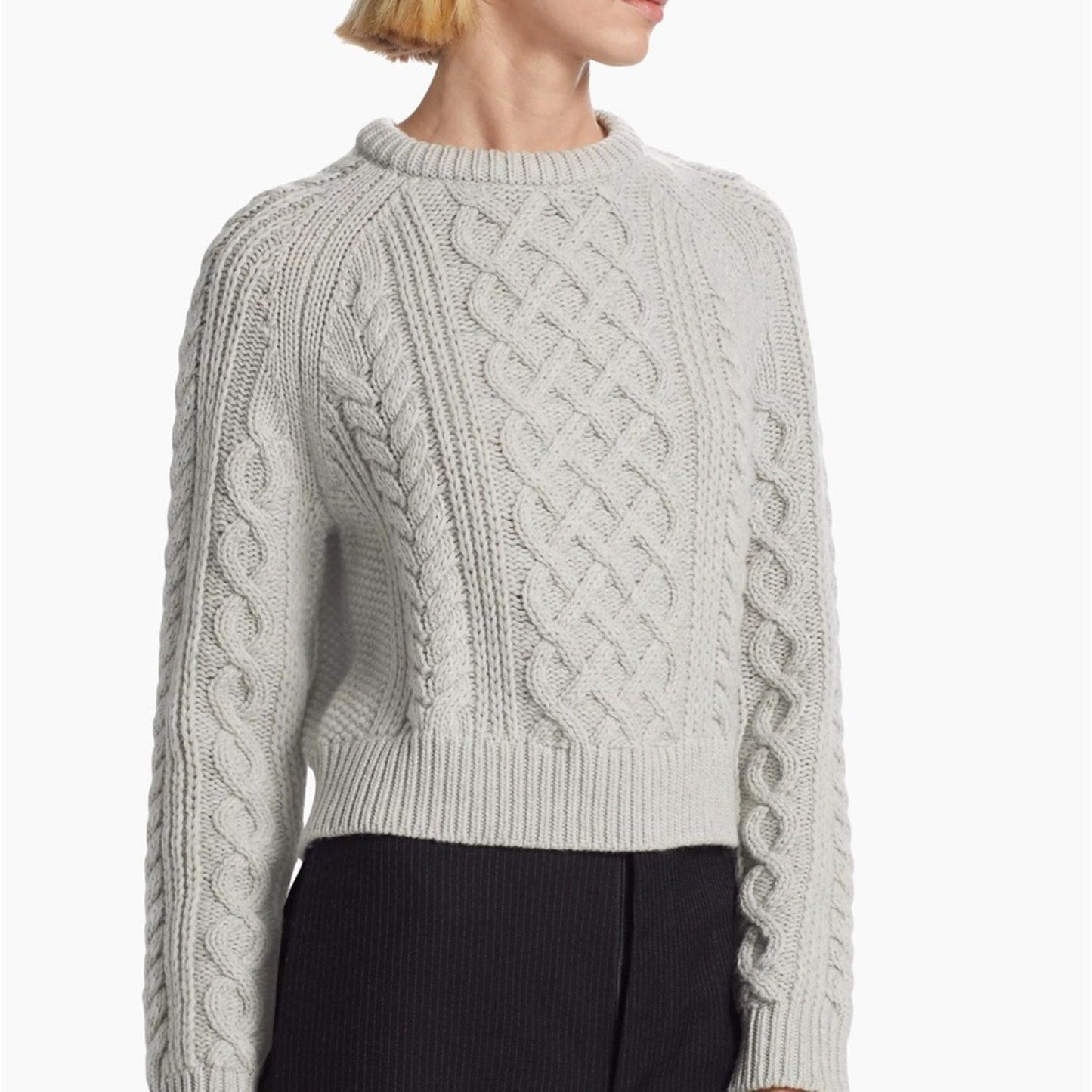 NILI LOTAN Coras Wool Cable - Knit Sweater - Nili Lotan Bernardi Collective