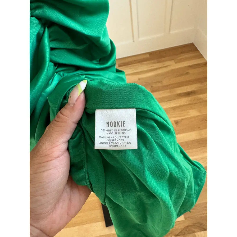 Nookie Pallisade Midi Dress in Jade - Dresses